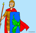 Dibujo Soldado romano II pintado por jdyas