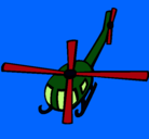 Dibujo Helicóptero V pintado por Fede