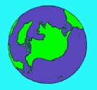 Dibujo Planeta Tierra pintado por Debanhi