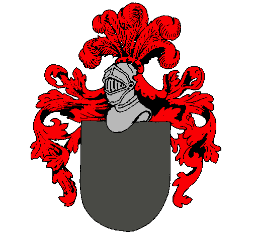 Escudo de armas y casco