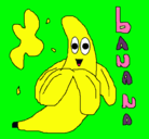 Dibujo Banana pintado por berenice