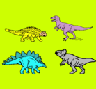 Dibujo Dinosaurios de tierra pintado por CUCHU