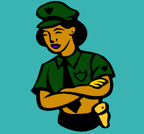 Mujer policía