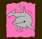 Dibujo Delfín pintado por gasparin