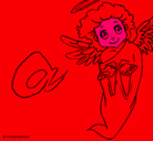 Dibujo Ángel pintado por jesy