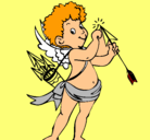 Dibujo Cupido pintado por fernnadaº