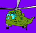 Dibujo Helicóptero al rescate pintado por degerra