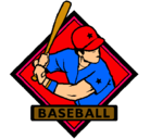Dibujo Logo de béisbol pintado por joaco
