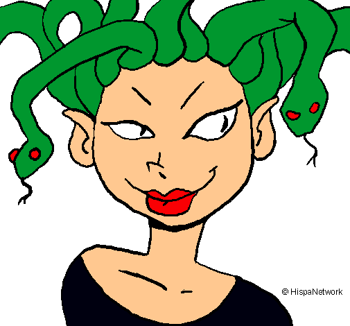 Mujer medusa