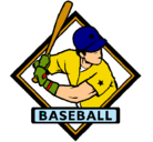 Dibujo Logo de béisbol pintado por bruno