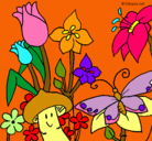 Dibujo Fauna y flora pintado por gina