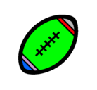 Dibujo Pelota de fútbol americano II pintado por nicolas
