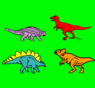 Dibujo Dinosaurios de tierra pintado por anngelo