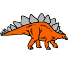 Dibujo Stegosaurus pintado por xazz