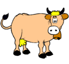 Dibujo Vaca lechera pintado por TICIN