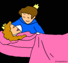 Dibujo La princesa durmiente y el príncipe pintado por marcoscortes