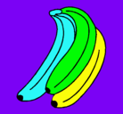 Dibujo Plátanos pintado por chicharitohernandes
