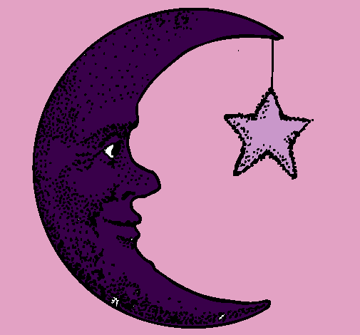 Luna y estrella