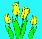 Dibujo Tulipanes pintado por star