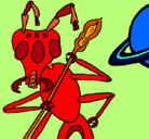 Dibujo Hormiga alienigena pintado por Gatkah