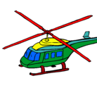 Dibujo Helicóptero  pintado por aaron