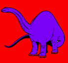 Dibujo Braquiosaurio II pintado por ignacia