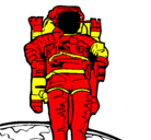 Dibujo Astronauta pintado por jose