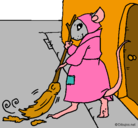 Dibujo La ratita presumida 1 pintado por BRITTANY