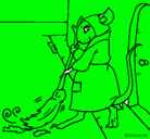 Dibujo La ratita presumida 1 pintado por sofiaabaca