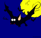 Dibujo Murciélago loco pintado por lucia