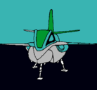 Dibujo Nave pájaro pintado por fran