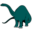 Dibujo Braquiosaurio II pintado por samy