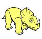 Dibujo Triceratops II pintado por omar4