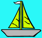 Dibujo Barco velero pintado por danieleladio
