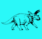 Dibujo Triceratops pintado por riccardo