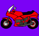 Dibujo Motocicleta pintado por gabriela