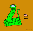 Dibujo Serpiente pintado por jocelyne