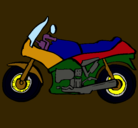 Dibujo Motocicleta pintado por nio1