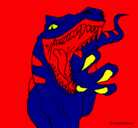 Dibujo Velociraptor II pintado por luucas