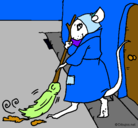 Dibujo La ratita presumida 1 pintado por edwarjose