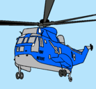 Dibujo Helicóptero al rescate pintado por g.p.e