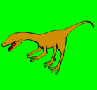 Dibujo Velociraptor II pintado por kyle1