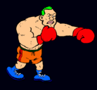 Dibujo Boxeador pintado por TOMI