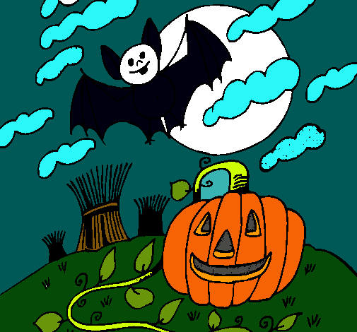 Paisaje de Halloween