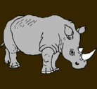 Dibujo Rinoceronte pintado por energarespecies