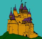Dibujo Castillo medieval pintado por WOLF