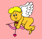 Dibujo Cupido pintado por fernanda.fea