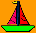 Dibujo Barco velero pintado por AMERICADARLENNE