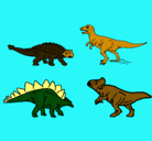 Dibujo Dinosaurios de tierra pintado por LUISITO1901