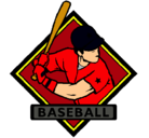 Dibujo Logo de béisbol pintado por valentina